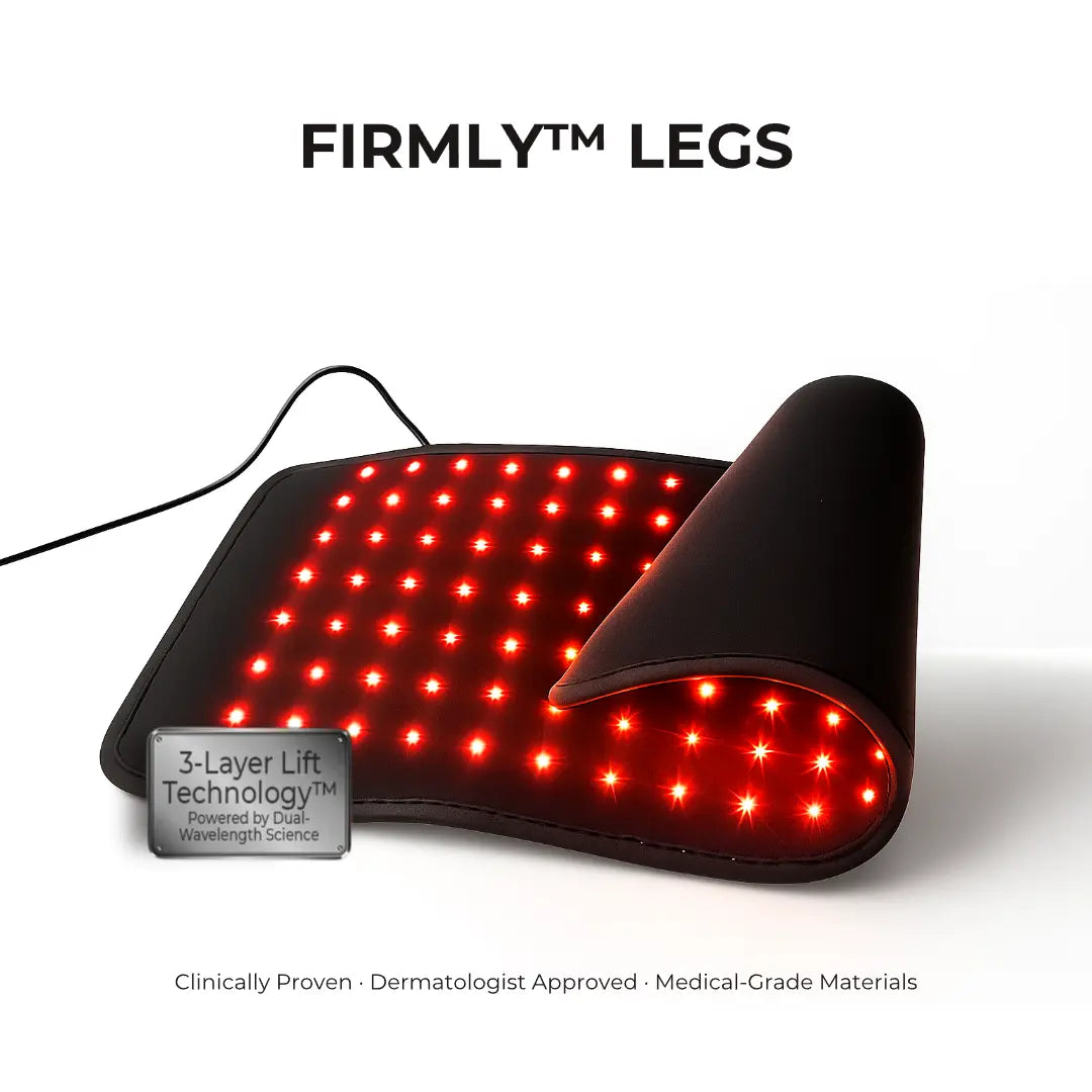 FIRMLY™ LEGS | Dual-Wavelength Red Light Panels with 3-Layer Lift Technology™