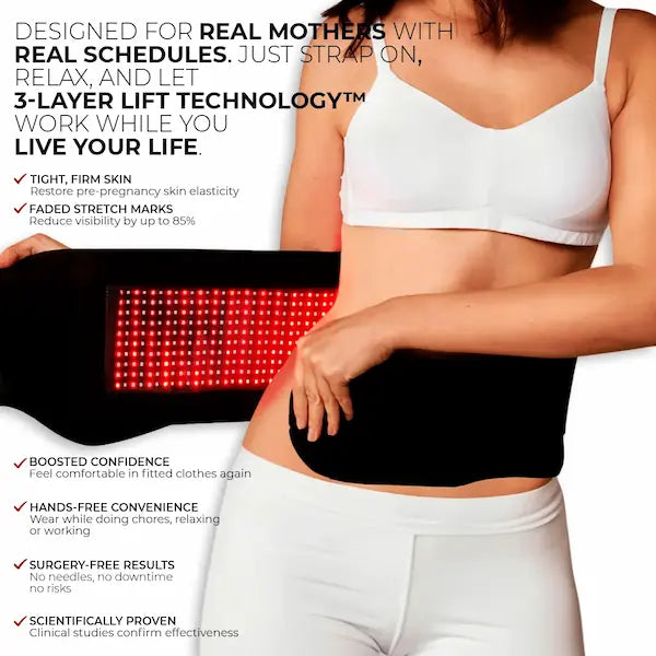 FIRMLY™ | Dual-Wavelength Red Light Belt with 3-Layer Lift Technology™