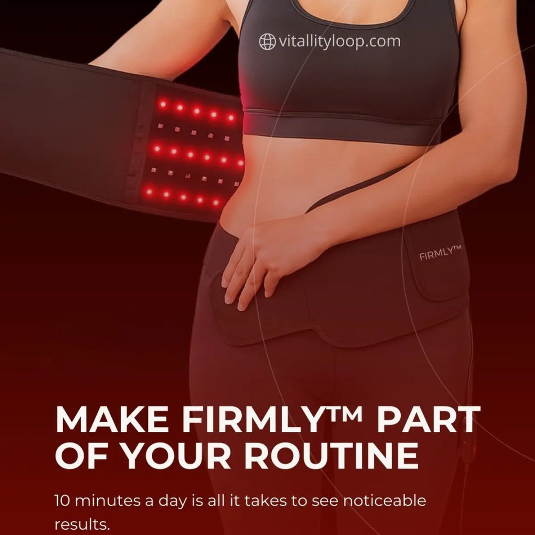 FIRMLY™ | Dual-Wavelength Red Light Belt with 3-Layer Lift Technology™
